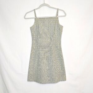 Just for Wraps dress. Size 5,/6. yellow/blue